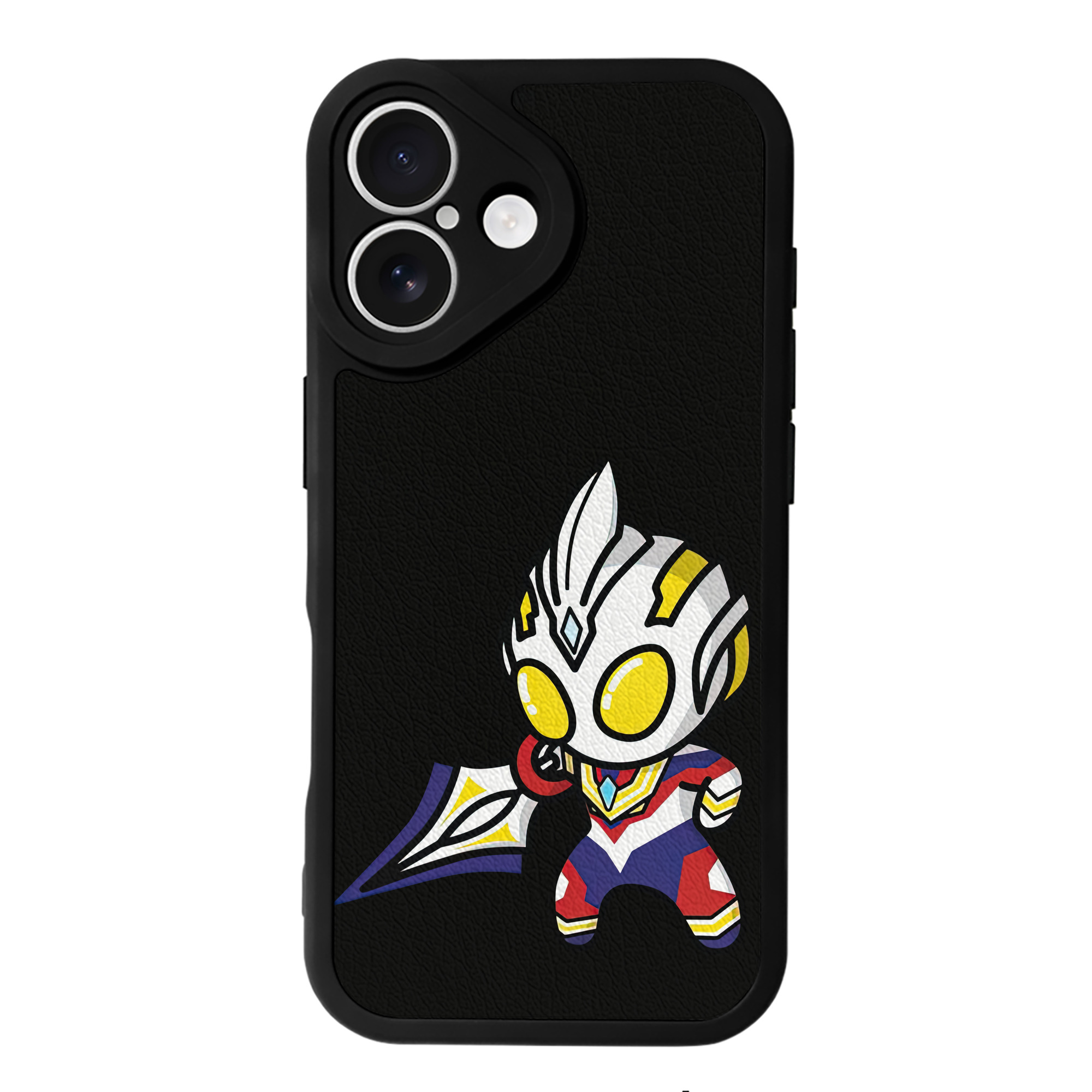 （画像用） ウルトラマン Ultraman 【iPhone 16シリーズ対応】シリコンスマホケース（レザー調） 材質：シリコン